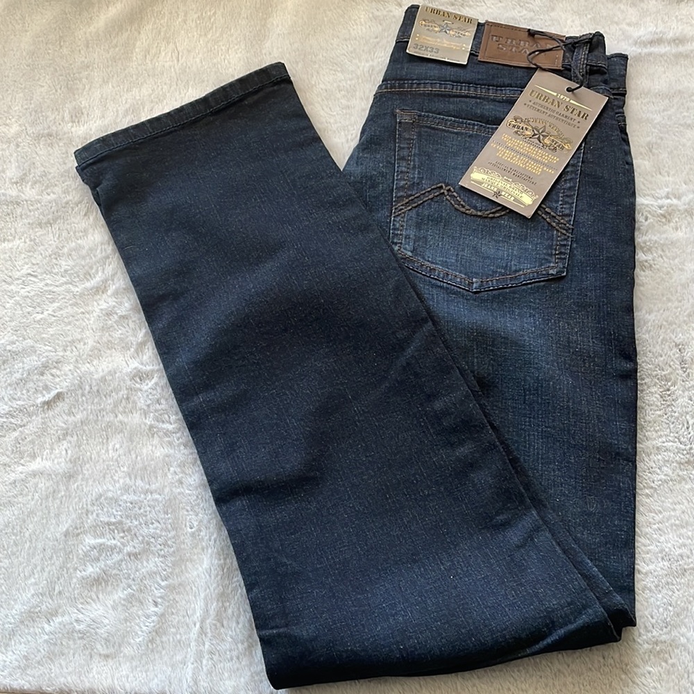 Urban star - mens straight leg jeans